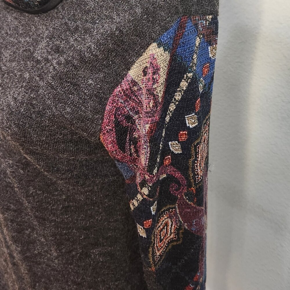 Yak & Yeti - Bohemian Contrast Pattern Sleeve Wra… - image 5